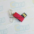 Carausb custom mini elf twister usb flash disk rotation pendrive has keychain 4