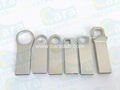 CaraUSB bespoke metal mini loop usb flash disk has a big keychain keyring 8GB 4