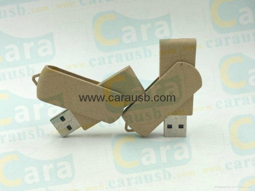 CaraUSB eco Biodegradable usb flash drives 16GB  logo pendrive promotional gifts