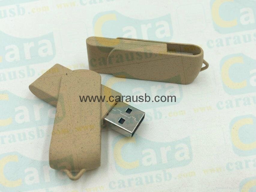 CaraUSB eco Biodegradable usb flash drives 16GB  logo pendrive promotional gifts 3