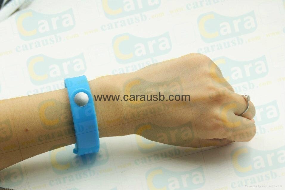 CaraUSB Pedometer shape usb flash drive LED light and watch display digital gift 5