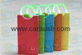 Carausb illuminate powerbank 4000 mAm plastic slim flash power banks 4