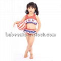 Crab hand smocked swimwear for little girl - BB533 1