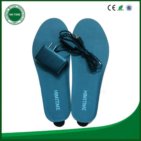 rechargeable heated insoles bluetooth control  4