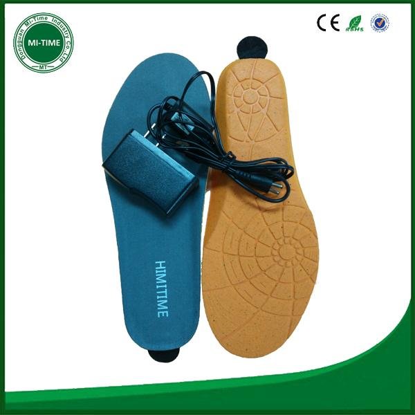 rechargeable heated insoles bluetooth control  5