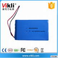 2500mah capacity li po battery pack 7.4V