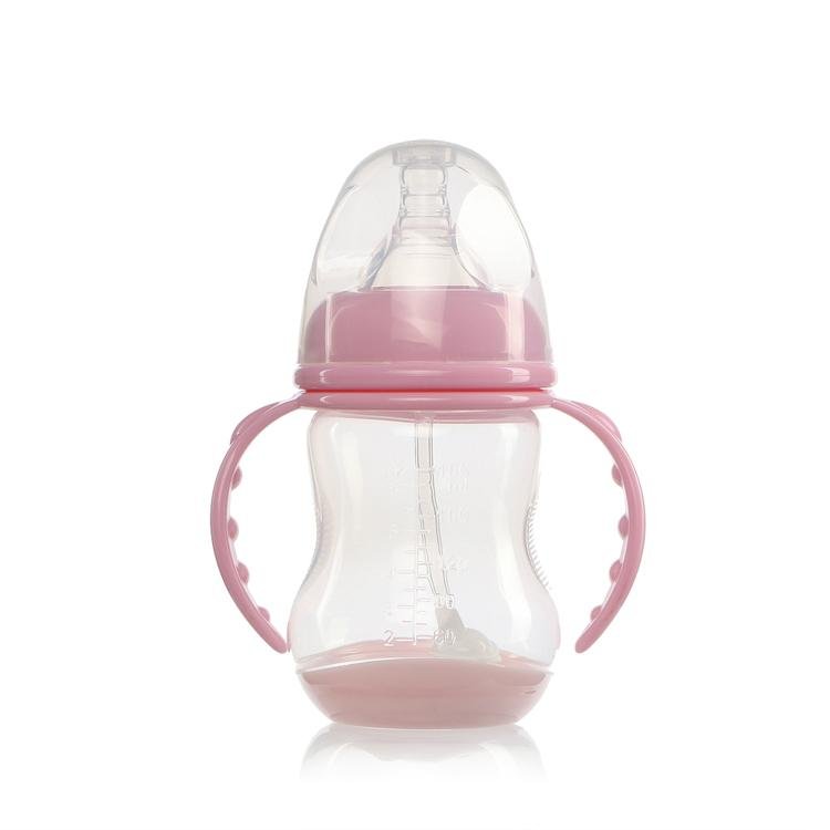 China factory OEM durable PP themal baby feeding bottle with large capacity