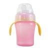 Hot sell baby bottle with colorful silicone straw pp water bottle bpa free supp 2