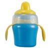 Hot sell baby bottle with colorful silicone straw pp water bottle bpa free supp 4