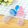 Humanized design silicone baby squeeze spoon infant feeding baby feeding whosela 4