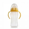 China factory wholesale OEM/ODM available baby milk bottle with silicone nipple  1