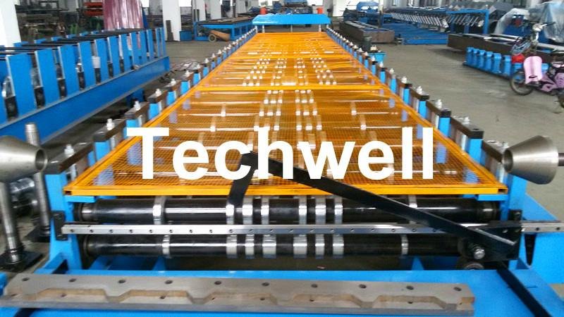 High Speed Steel Metal Roofing Roll Forming Machine with Flying Cutting 5
