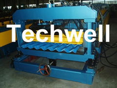 Colorful Corrugated Stone Coated Roof Tile Machine