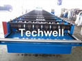 Steel Structure Floor Decking Panel Roll Forming Machine with PLC Control System 2