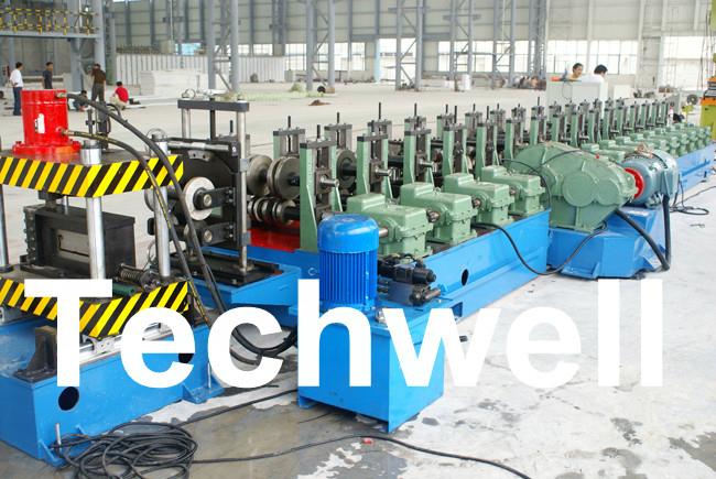 Hot - Dip Galvanizing Steel Strip Cable Profile, Cable Tray Roll Forming Machine 1