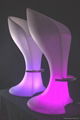 LED Bar Stool with Back