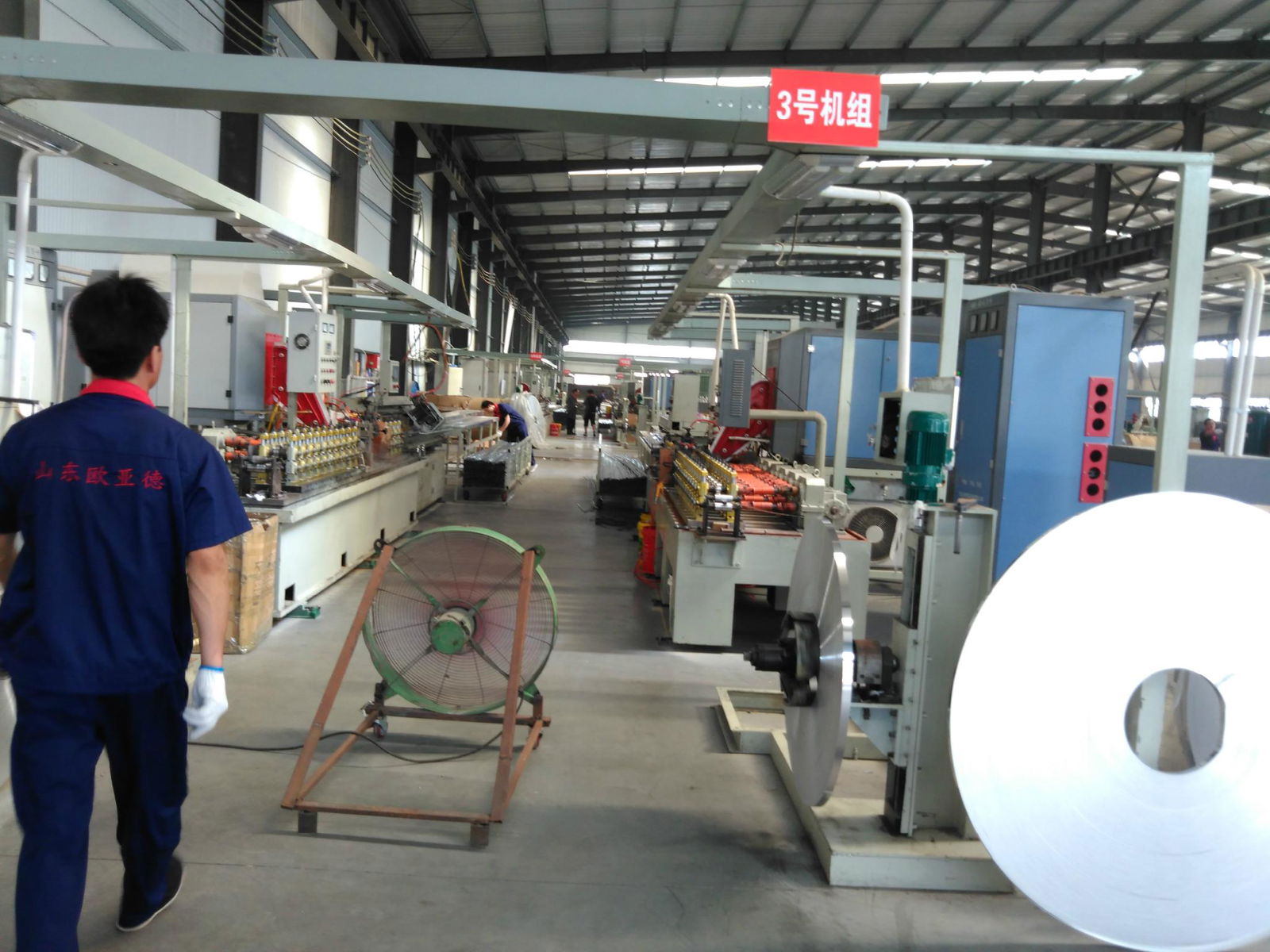 Hollow glass aluminum spacer bars production line 3