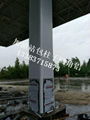 广东加油站包柱使用圆角高光白铝包角 2
