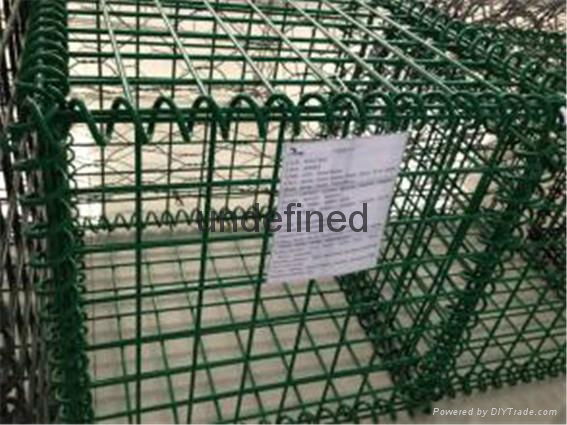 Welded gabion mesh. 2