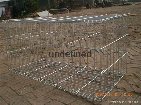 Welded gabion mesh. 3