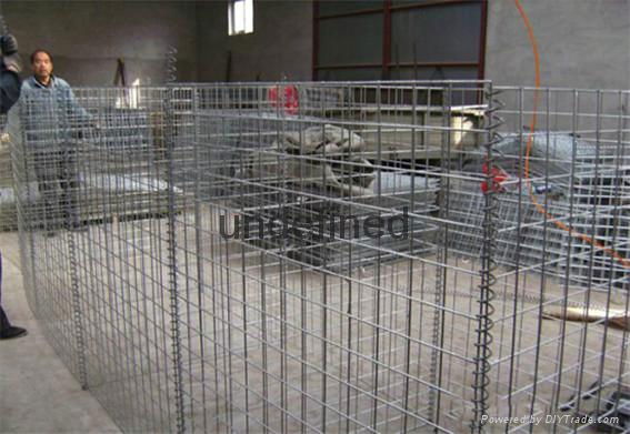 Welded gabion mesh. 4