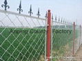 GM high quality powder coated 2016 hot sale zinc steel garden fencing decorative