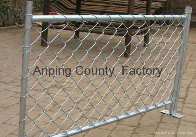 3)stainless steel chain link Fence 3