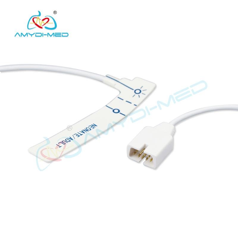 9 Pin Disposable Pediatric Foam Spo2 Sensor For Nihon Kohden 2