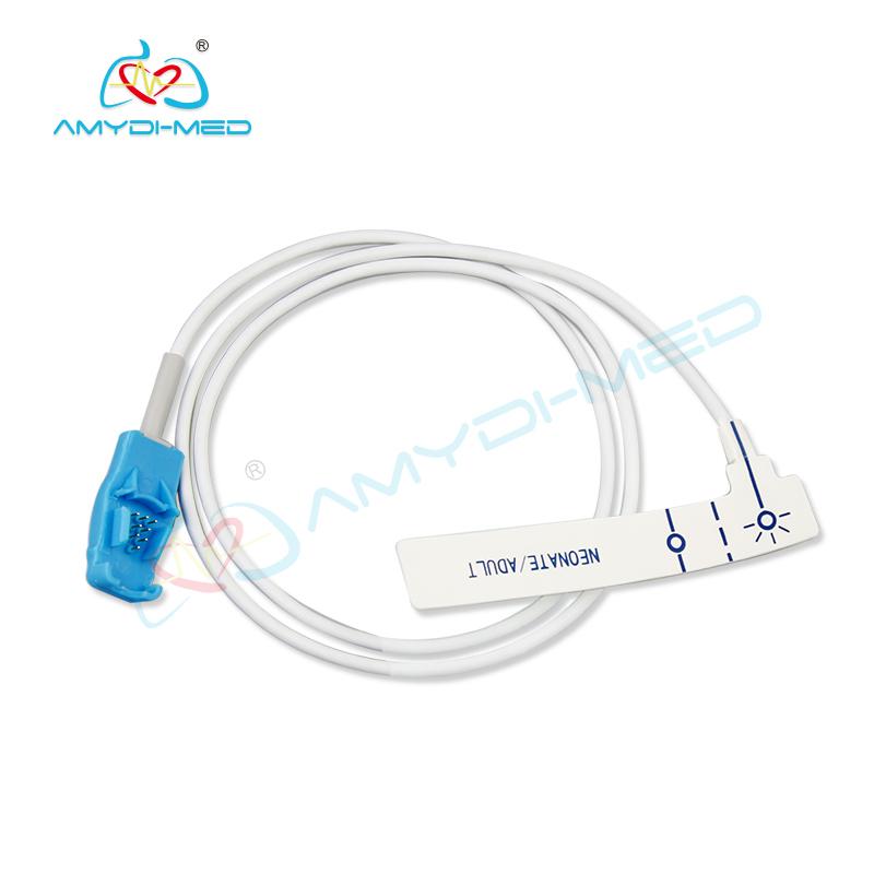 9 Pin Disposable Pediatric Foam Spo2 Sensor For Nihon Kohden