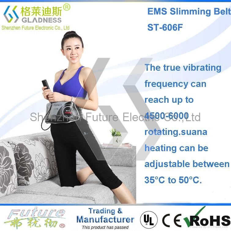 Gladness Patent electric EMS lose weight belly slimming belt  3