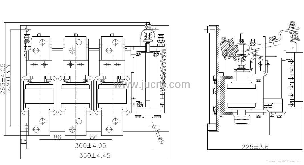 HVJ5 CKJ5 1.14 kv 1000A vacuum contactor 2