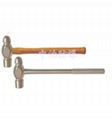 non magetic handle tools latest titanium alloy hammer ball pein 3