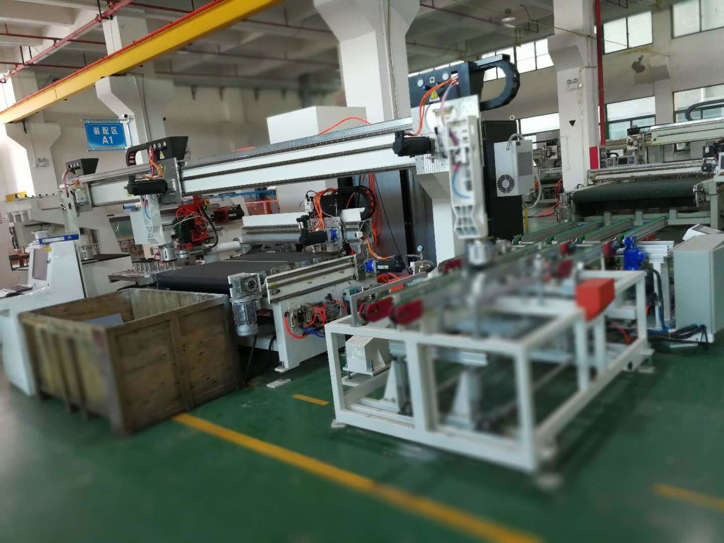 High speed touch display glass CNC edge grinding machine