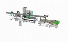 Fully auto photovoltaic glass edge grinding machine 