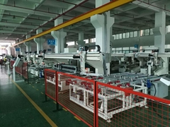 High efficiency automobile glass cut-break-grind automation line 