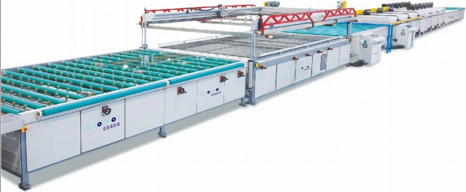 Building glass screen printing machine