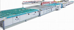 Building glass screen printing line