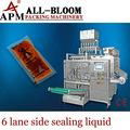 Multi lane honey sachet filling and packing machine