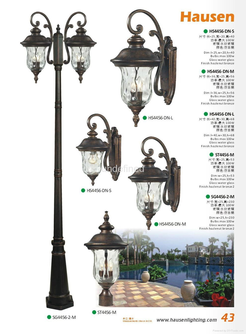 Bellagio™ 16" High Downbridge Outdoor Wall Light 4