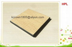 wood grain HPL China supplier