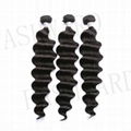 Human hair Extension hair weft in loose