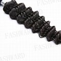 Human hair weaving extension deep wave texture made in China 2