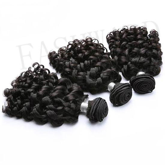 Best-seller virgin unprocessed AAAA oprah curl remy hair extension wholesale 2