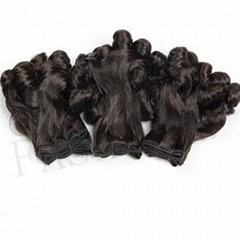 Funmi curls human hair extension remy virgin human hair high quality