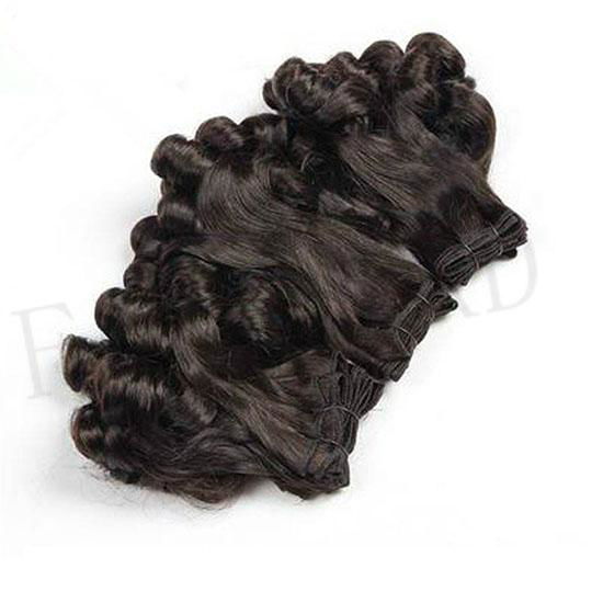 Funmi curls human hair extension remy virgin human hair high quality 2