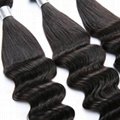 STW loose style virgin remy human hair extension production as wholesale 3