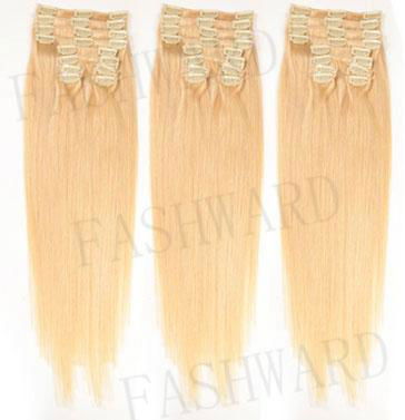 clip in hair extension 100% remy virgin human hair wholesale in stocks