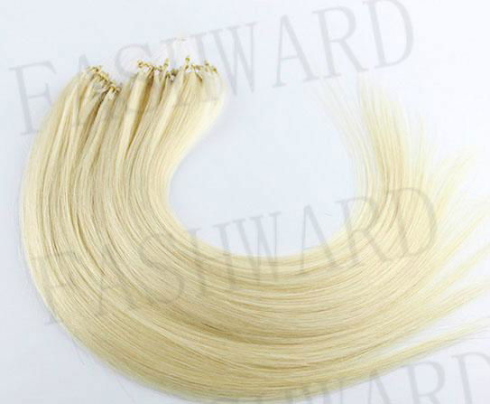 6A Grade Fashion Keratin Fusion Loop Tip Hair, 100% Remy human hair Micro Loop