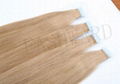 Long lasting all color straight tape hair extensions100% unprocessed virgin hair