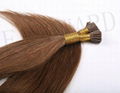 Premium grade Double Drawn Remy prebonded keratin i tip hair extension 3